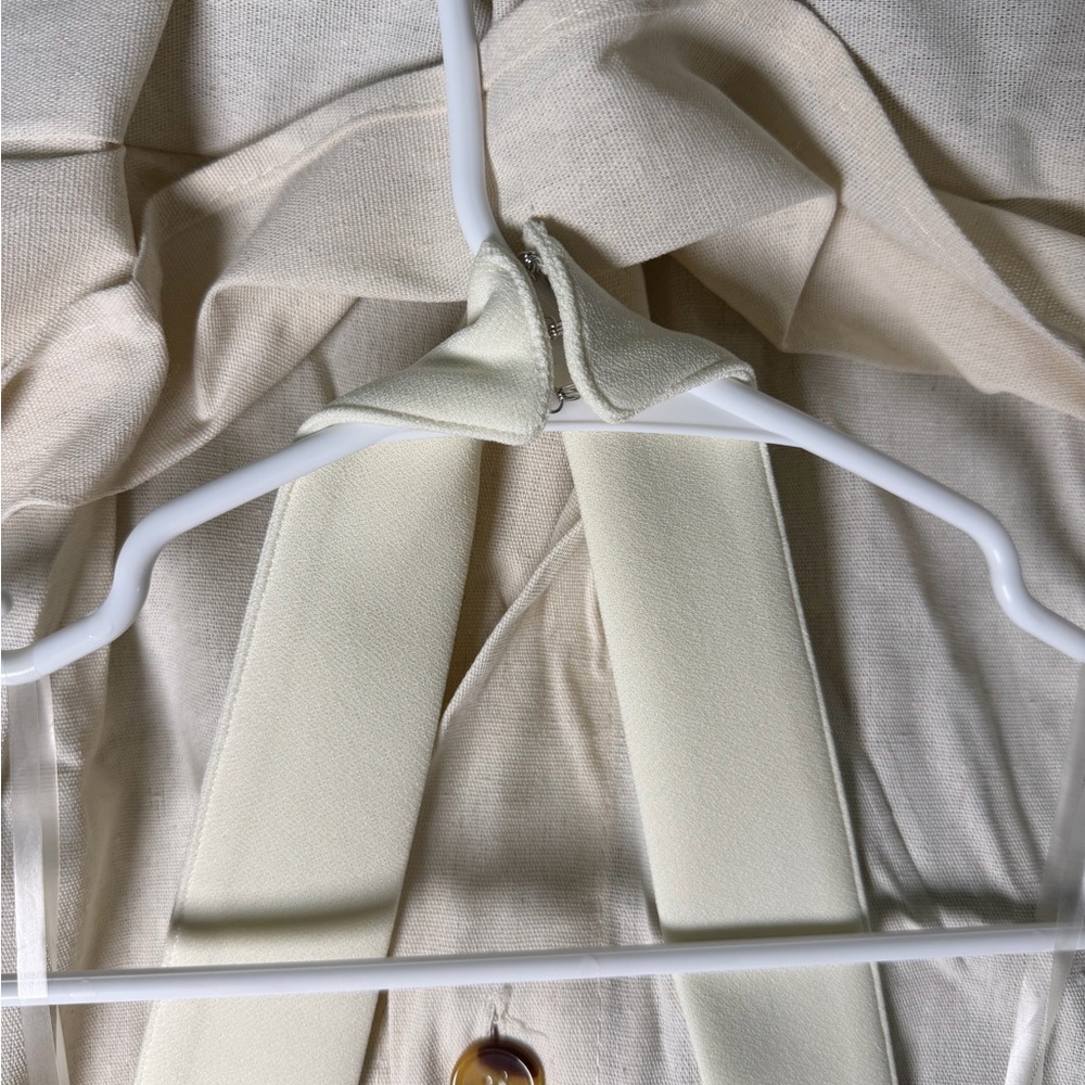 Aritiza Cream Halter Midi Dress - Sleeveless Elegant Style - Picture 6 of 8